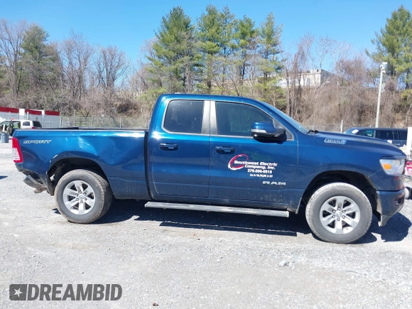 2020 Ram 1500 Big Horn with VIN 1C6SRFBTXLN415091, listed as a IAAI auction lot 41822735 with 108,807 mi miles. Bid and sale history available at carsss.com. Image 13.