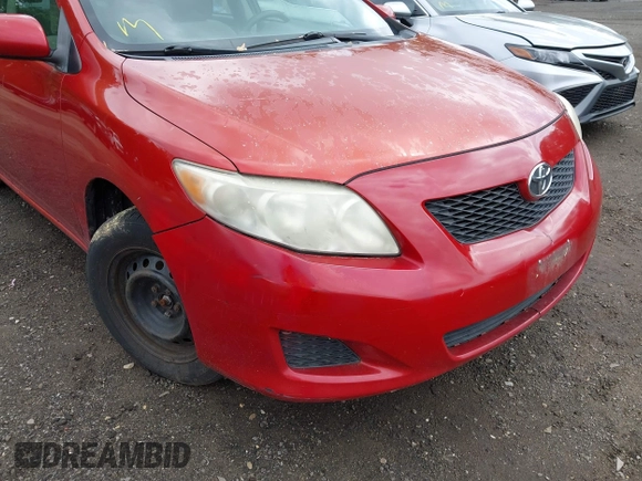2009 Toyota Corolla with VIN JTDBL40E399050323, listed as a IAAI auction lot 42206910 with 180,935 mi miles. Bid and sale history available at carsss.com. Image 6.