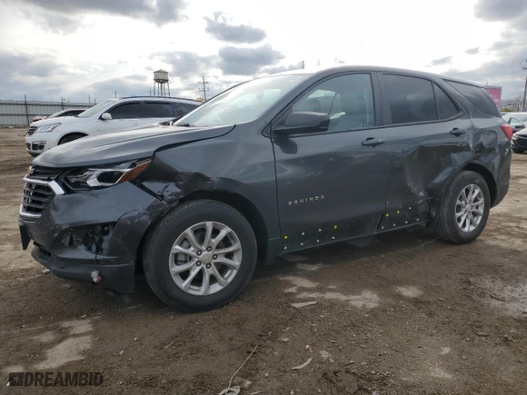 2021 Chevrolet Equinox LS with VIN 2GNAXSEV5M6135821, listed as a Copart auction lot 78795084 with 38,251 mi miles and Salvage Title. Bid and sale history available at carsss.com. Image 1.