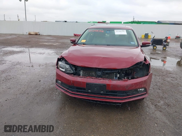 2016 Volkswagen Jetta Sedan 1.8T SEL with VIN 3VWL07AJ7GM392816, listed as a IAAI auction lot 41288306 with 55,915 mi miles. Bid and sale history available at carsss.com. Image 13.