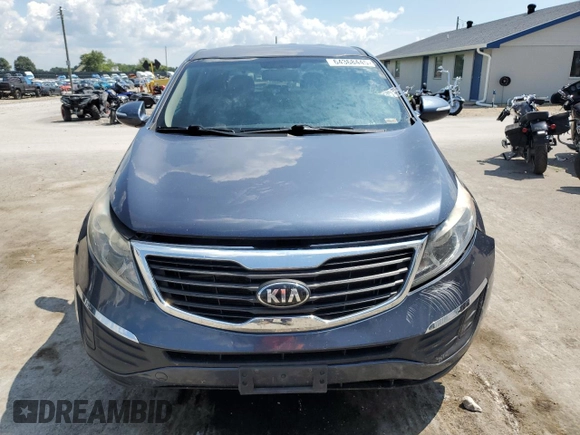 2013 Kia Sportage LX with VIN KNDPB3A21D7382465, listed as a Copart auction lot 64368445 with 125,776 mi miles and Clean title. Bid and sale history available at DreamBid. Image 5.