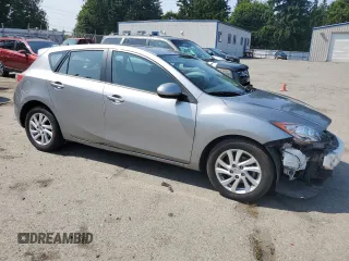 2012 Mazda 3 i Touring with VIN JM1BL1L84C1700805, listed as a Copart auction lot 61865075 with 77,538 mi miles and Salvage title. Bid and sale history available at DreamBid. Image 4.