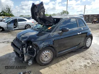2013 FIAT 500 Turbo with VIN 3C3CFFHH9DT636051, listed as a Copart auction lot 61781995 with 132,620 mi miles and Non repairable. Bid and sale history available at DreamBid. Image 1.
