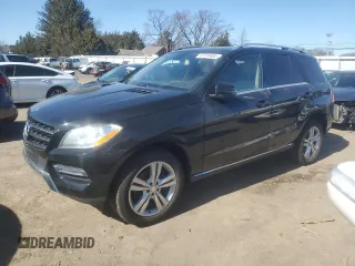 2014 Mercedes-Benz M ML 350 with VIN 4JGDA5HB4EA359530, listed as a Copart auction lot 47174455 with 142,136 mi miles and Salvage Title. Bid and sale history available at carsss.com. Image 1.