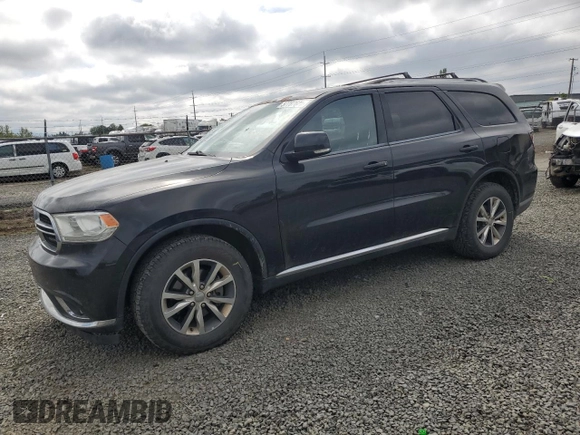 2016 Dodge Durango Limited с VIN 1C4RDJDG1GC340856, выставлен на аукционе Copart как лот 57787625 с пробегом 136 931 миль миль и Списание • Salvage title. История ставок и продаж доступна на DreamBid. Изображение 1.