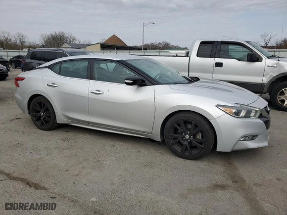 2018 Nissan Maxima SL with VIN 1N4AA6AP2JC385454, listed as a Copart auction lot 47820185 with 45,174 mi miles and Salvage Title. Bid and sale history available at carsss.com. Image 4.