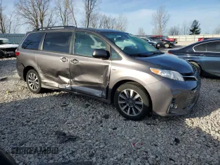 2020 Toyota Sienna XLE with VIN 5TDDZ3DC0LS243886, listed as a Copart auction lot 43464265 with 77,404 mi miles and Salvage title. Bid and sale history available at DreamBid. Image 4.