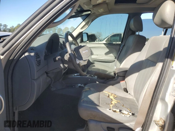 2005 Jeep Liberty Limited with VIN 1J4GK58K25W621458, listed as a Copart auction lot 41611905 with 116,592 mi miles and Salvage Title. Bid and sale history available at carsss.com. Image 7.