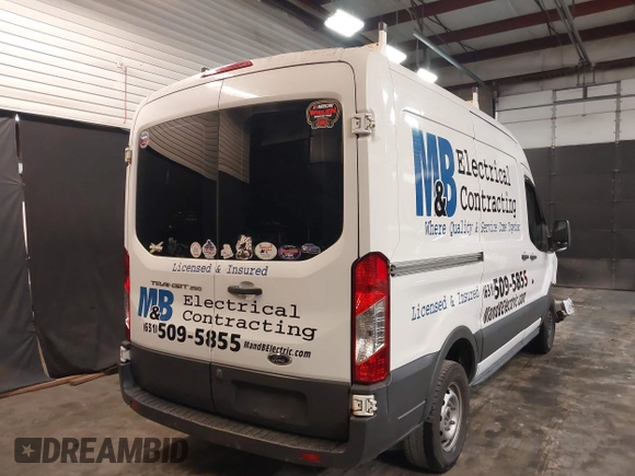 2016 Ford Transit Cargo with VIN 1FTYR1CM2GKA12288, listed as a IAAI auction lot 41752611 with 238,715 mi miles and . Bid and sale history available at DreamBid. Image 4.