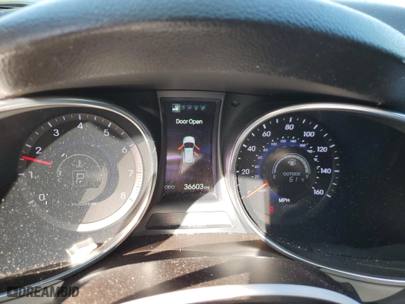 2015 Hyundai Santa Fe Sport with VIN 5XYZW4LA6FG239993, listed as a Copart auction lot 47316555 with NaN miles and Salvage Title. Bid and sale history available at carsss.com. Image 9.