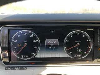 2015 Mercedes-Benz S 550 with VIN WDDXJ8FB8FA000954, listed as a Copart auction lot 46428495 with 54,727 mi miles and Salvage Title. Bid and sale history available at carsss.com. Image 9.