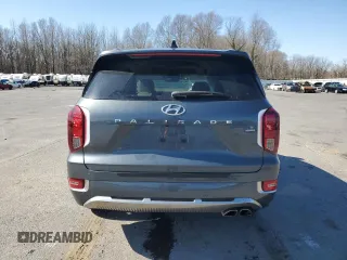 2022 Hyundai Palisade Calligraphy z VIN KM8R7DHE6NU392875, wystawiony jako Copart lot #48291705 z przebiegiem 21 152 mil mil oraz Szkoda całkowita • Salvage title. Historia ofert i sprzedaży dostępna na DreamBid. Obrazek 6.