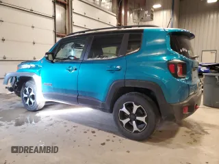 2022 Jeep Renegade Trailhawk with VIN ZACNJDC15NPN80147, listed as a Copart auction lot 87847065 with 52,037 mi miles and Salvage Title. Bid and sale history available at DreamBid. Image 2.