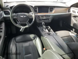 2017 Genesis G80 3.8L with VIN KMHGN4JE9HU167622, listed as a Copart auction lot 77700464 with 43,166 mi miles and Salvage Title. Bid and sale history available at DreamBid. Image 8.