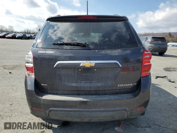 2016 Chevrolet Equinox LT with VIN 2GNFLFEK4G6320249, listed as a Copart auction lot 46622585 with 103,851 mi miles and Salvage Title. Bid and sale history available at carsss.com. Image 6.
