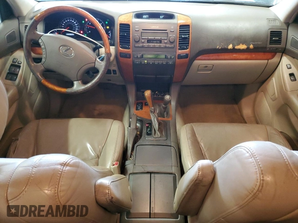 2006 Lexus GX 470 z VIN JTJBT20X560099980, wystawiony jako Copart lot #53036605 z przebiegiem 377 462 mil mil oraz Tytuł czysty. Historia ofert i sprzedaży dostępna na DreamBid. Obrazek 8.