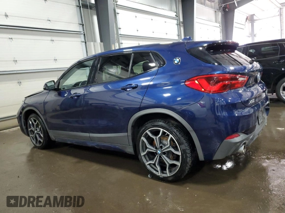 2020 BMW X2 xDrive28i with VIN WBXYJ1C03L5N94692, listed as a Copart auction lot 48140135 with 49,586 mi miles and Salvage Title. Bid and sale history available at carsss.com. Image 2.