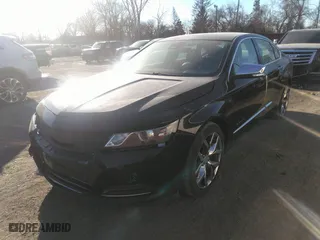 2014 Chevrolet Impala LTZ with VIN 1G1145SLXEU148131, listed as a IAAI auction lot 41234896 with 124,304 mi miles. Bid and sale history available at carsss.com. Image 16.