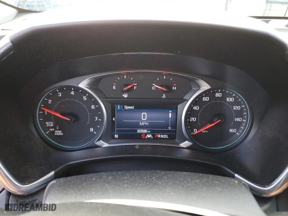 2020 Chevrolet Equinox LT with VIN 3GNAXVEX4LS617733, listed as a Copart auction lot 44356155 with 30,586 mi miles and Salvage Title. Bid and sale history available at carsss.com. Image 9.