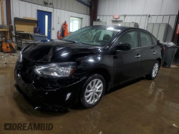 2018 Nissan Sentra S with VIN 3N1AB7AP1JY216971, listed as a Copart auction lot 53024055 with 75,950 mi miles and Salvage Title. Bid and sale history available at DreamBid. Image 1.