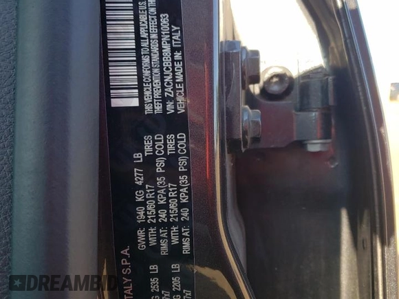 2021 Jeep Renegade Latitude with VIN ZACNJCBB8MPN10063, listed as a Copart auction lot 52329315 with 55,326 mi miles and Salvage title. Bid and sale history available at DreamBid. Image 15.