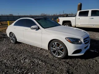 2018 Mercedes-Benz C with VIN 55SWF4JB6JU246892, listed as a Copart auction lot 48418205 with Not Provided miles and Salvage Title. Bid and sale history available at carsss.com. Image 4.