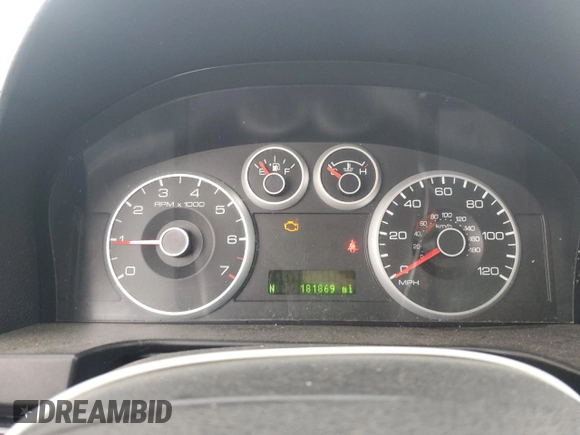 2009 Ford Fusion SEL with VIN 3FAHP08109R204585, listed as a Copart auction lot 53455415 with 181,869 mi miles and Salvage Title. Bid and sale history available at carsss.com. Image 9.