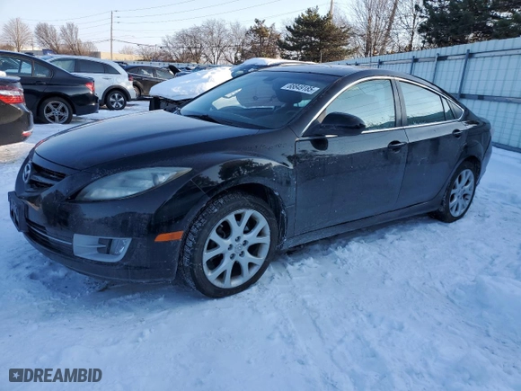 2010 Mazda Mazda6 i Touring Plus with VIN 1YVHZ8CH9A5M50687, listed as a Copart auction lot 44956495 with 207,334 mi miles and Salvage Title. Bid and sale history available at carsss.com. Image 1.