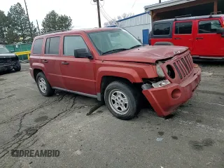 2008 Jeep Patriot Sport with VIN 1J8FF28W08D660744, listed as a Copart auction lot 51783135 with 196,158 mi miles and Salvage Title. Bid and sale history available at carsss.com. Image 12.