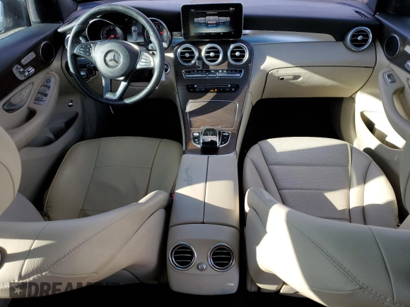 2018 Mercedes-Benz GLC with VIN WDC0G4KB1JV047781, listed as a Copart auction lot 51684575 with 81,349 mi miles and Salvage Title. Bid and sale history available at carsss.com. Image 8.