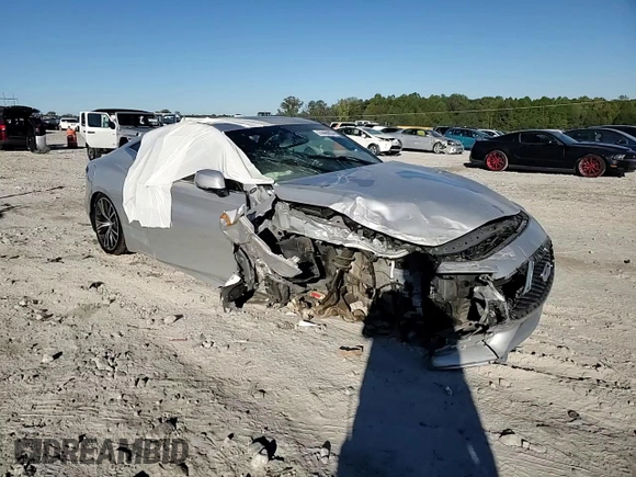 2018 Infiniti Q60 Sport with VIN JN1EV7EL3JM390639, listed as a Copart auction lot 74460834 with 76,707 mi miles and Salvage title. Bid and sale history available at DreamBid. Image 10.