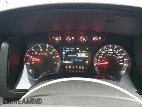 2013 Ford F-150 XL with VIN 1FTFW1ET8DFA75940, listed as a Copart auction lot 46534825 with 148,096 mi miles and Salvage Title. Bid and sale history available at carsss.com. Image 9.