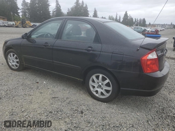 2005 Kia Spectra LX z VIN KNAFE121155165277, wystawiony jako Copart lot #55357155 z przebiegiem Nie podano mil oraz Czysty tytuł • Clean title. Historia ofert i sprzedaży dostępna na DreamBid. Obrazek 2.