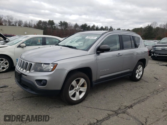 2015 Jeep Compass Sport with VIN 1C4NJDBBXFD423453, listed as a Copart auction lot 35896183 with 140,221 mi miles. Bid and sale history available at carsss.com. Image 1.