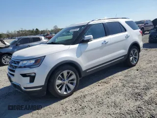 2018 Ford Explorer Limited with VIN 1FM5K7F80JGC22158, listed as a Copart auction lot 50599745 with 79,486 mi miles and Salvage Title. Bid and sale history available at carsss.com. Image 1.