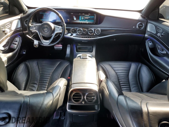 2020 Mercedes-Benz S-Class S 560 with VIN WDDUG8DB0LA516015, listed as a Copart auction lot 79320884 with 104,844 mi miles and Salvage Title. Bid and sale history available at carsss.com. Image 8.