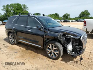 2021 Hyundai Palisade Limited z VIN KM8R54HE9MU231571, wystawiony jako Copart lot #55857215 z przebiegiem 41 841 mil mil oraz Szkoda całkowita • Salvage title. Historia ofert i sprzedaży dostępna na DreamBid. Obrazek 4.