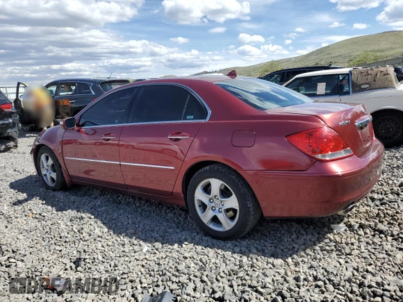 2006 Acura RL with VIN JH4KB16546C000035, listed as a Copart auction lot 57074865 with 206,692 mi miles and Salvage title. Bid and sale history available at DreamBid. Image 2.