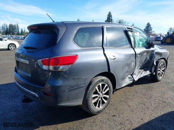 2014 Nissan Pathfinder Platinum with VIN 5N1AR2MN7EC623564, listed as a IAAI auction lot 41872917 with 119344 miles. Bid and sale history available at carsss.com. Image 4.
