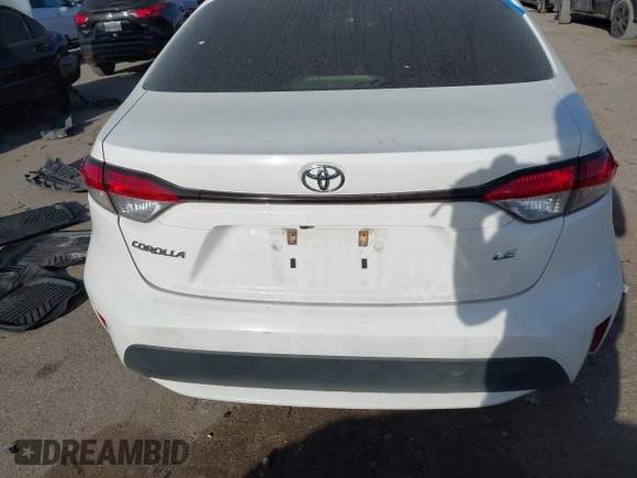 2020 Toyota Corolla LE with VIN JTDEPRAE1LJ036682, listed as a IAAI auction lot 41819062 with 80,678 mi miles. Bid and sale history available at carsss.com. Image 17.