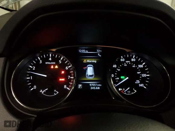 2016 Nissan Rogue S with VIN KNMAT2MT9GP598487, listed as a Copart auction lot 54503715 with 97,051 mi miles and Salvage Title. Bid and sale history available at carsss.com. Image 9.