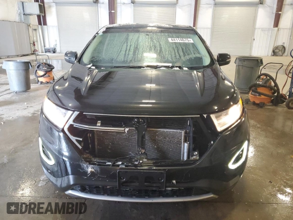 2015 Ford Edge Titanium with VIN 2FMTK4K82FBC34158, listed as a Copart auction lot 44114675 with 146,139 mi miles and Salvage Title. Bid and sale history available at carsss.com. Image 5.