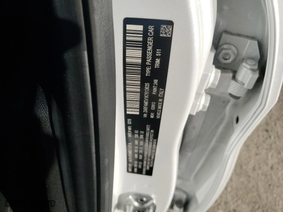 2019 Alfa Romeo Giulia Quadrifoglio with VIN ZARFAMEV1K7613635, listed as a Copart auction lot 43056855 with 34,890 mi miles and Salvage Title. Bid and sale history available at carsss.com. Image 14.
