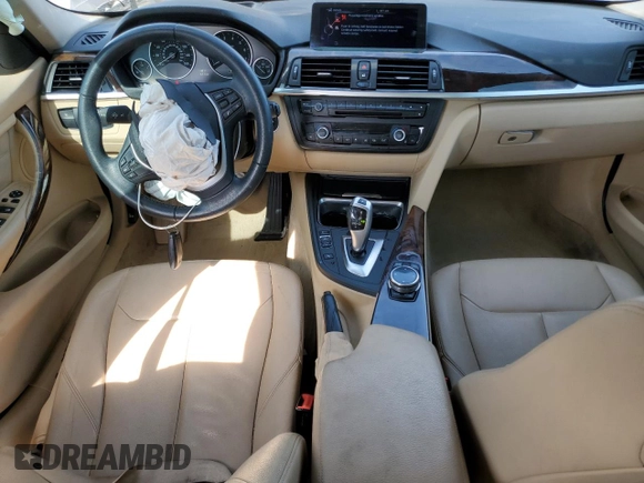 2014 BMW 3 Series 328i with VIN WBA3C1C56EK113493, listed as a Copart auction lot 52188375 with 94,507 mi miles and Salvage title. Bid and sale history available at DreamBid. Image 8.