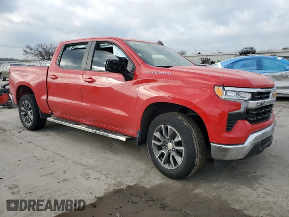 2023 Chevrolet Silverado 1500 LT with VIN 2GCPACED8P1152082, listed as a Copart auction lot 49238035 with 30,032 mi miles and Salvage Title. Bid and sale history available at DreamBid. Image 4.
