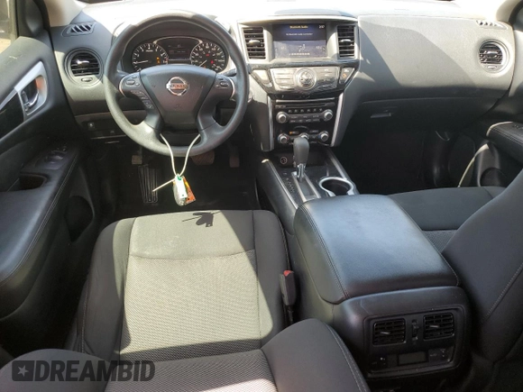 2020 Nissan Pathfinder S with VIN 5N1DR2AN3LC599553, listed as a Copart auction lot 57048435 with 71,541 mi miles and Salvage title. Bid and sale history available at DreamBid. Image 8.