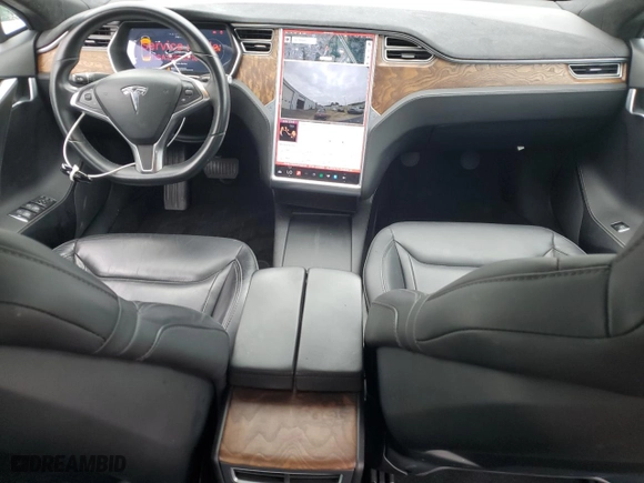 2016 Tesla Model S 90D with VIN 5YJSA1E20GF168108, listed as a Copart auction lot 42647935 with 138,295 mi miles and Salvage Title. Bid and sale history available at carsss.com. Image 8.