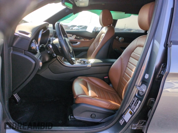 2017 Mercedes-Benz GLC with VIN WDC0G6EB0HF178020, listed as a Copart auction lot 82818844 with 72,277 mi miles and Salvage Title. Bid and sale history available at carsss.com. Image 7.