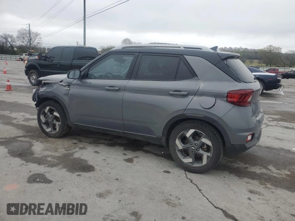 2022 Hyundai Venue Limited z VIN KMHRC8A36NU167366, wystawiony jako Copart lot #50786085 z przebiegiem Nie podano mil oraz Szkoda całkowita • Salvage title. Historia ofert i sprzedaży dostępna na DreamBid. Obrazek 2.