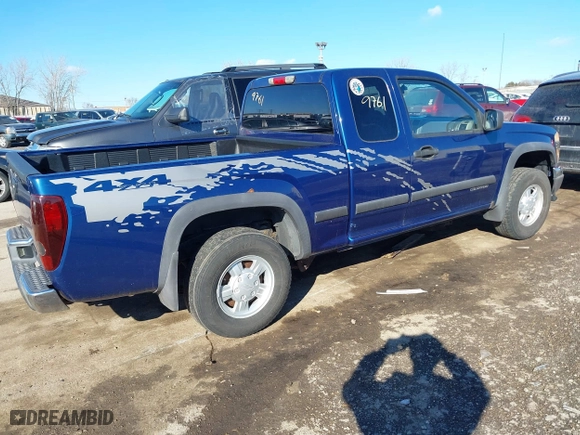 2005 Chevrolet Colorado LS Z71 with VIN 1GCDT196258124222, listed as a IAAI auction lot 41669761 with 195,040 mi miles. Bid and sale history available at carsss.com. Image 4.
